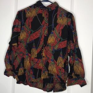 Multi-Color Long sleeve Button Down